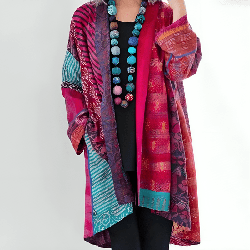 Cardigan - Wrap Front Wool Blend & Cozy Adjustable Layering
