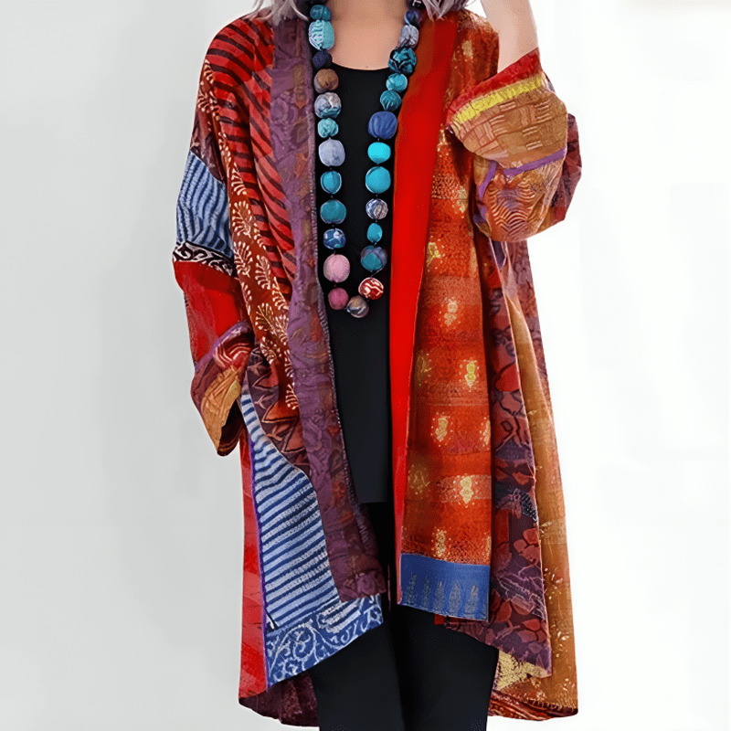 Cardigan - Wrap Front Wool Blend & Cozy Adjustable Layering