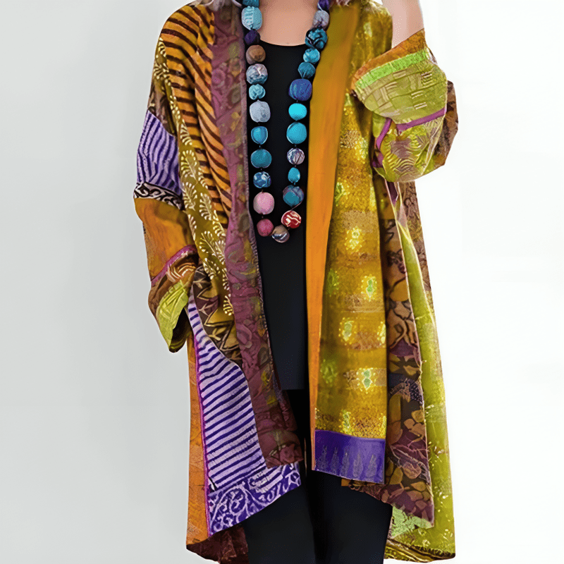 Cardigan - Wrap Front Wool Blend & Cozy Adjustable Layering