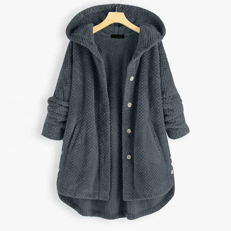 Fleece Jacket – Reversible Hood & Warm Layering Fit