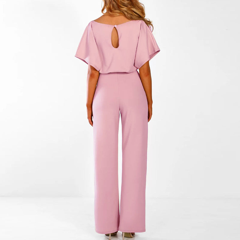 Jumpsuit - Wide Leg & Shaped Waist For Comfortable Fit