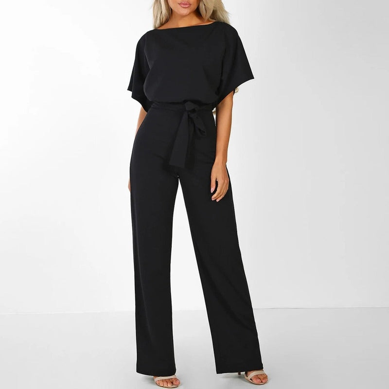 Jumpsuit - Wide Leg & Shaped Waist For Comfortable Fit