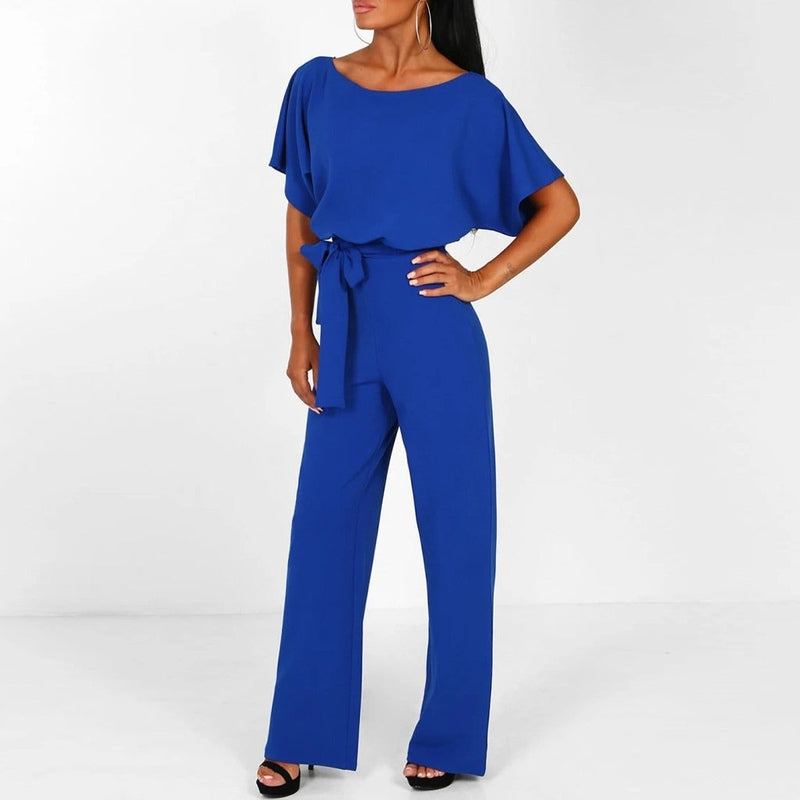 Jumpsuit - Wide Leg & Shaped Waist For Comfortable Fit