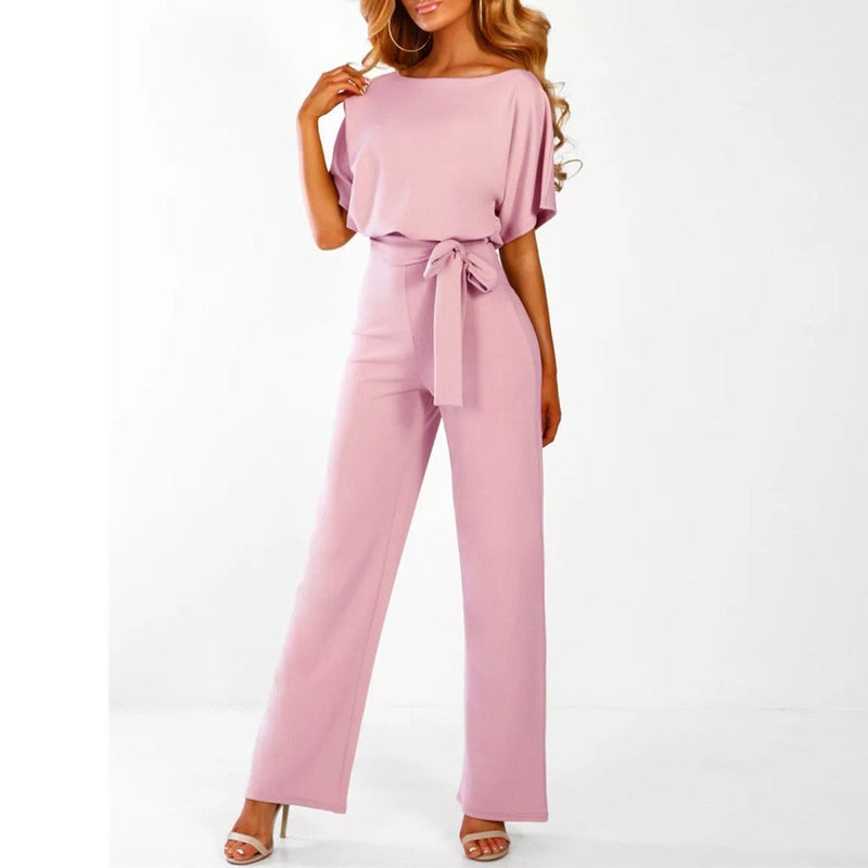 Jumpsuit - Wide Leg & Shaped Waist For Comfortable Fit