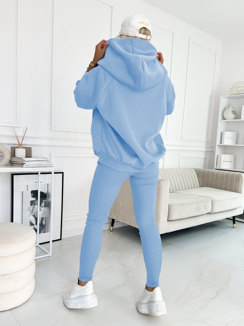 Knit Lounge Set - Three Piece Knit And Layering Warmth