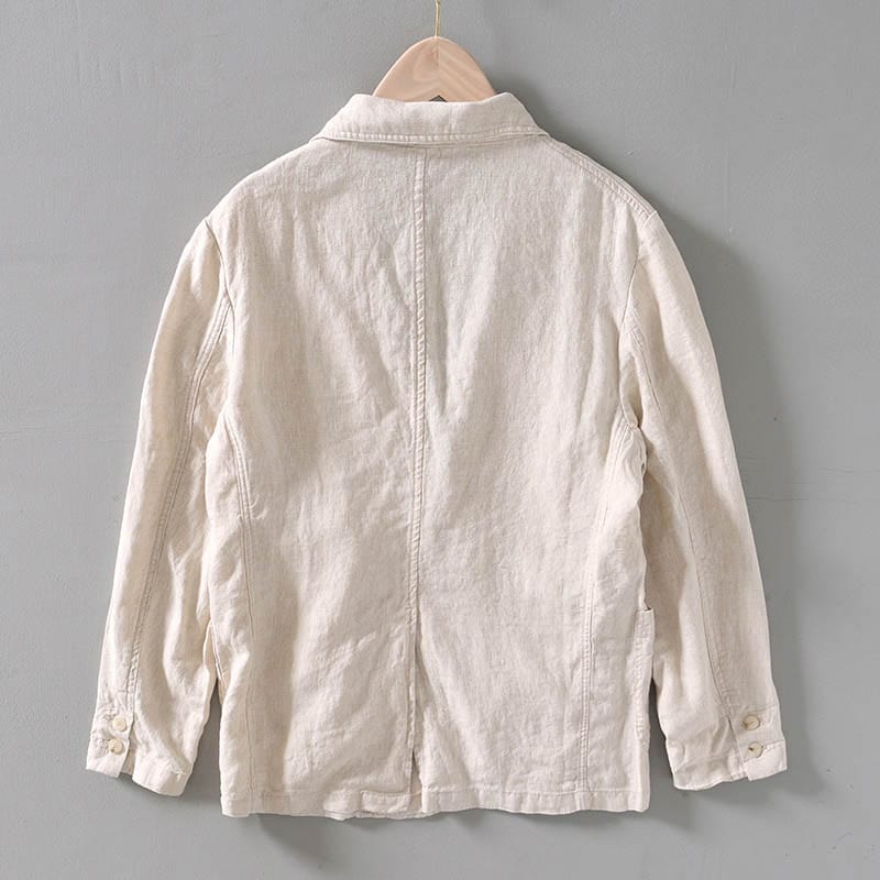 Linen Blazer – Unstructured Cut & Breathable Comfort