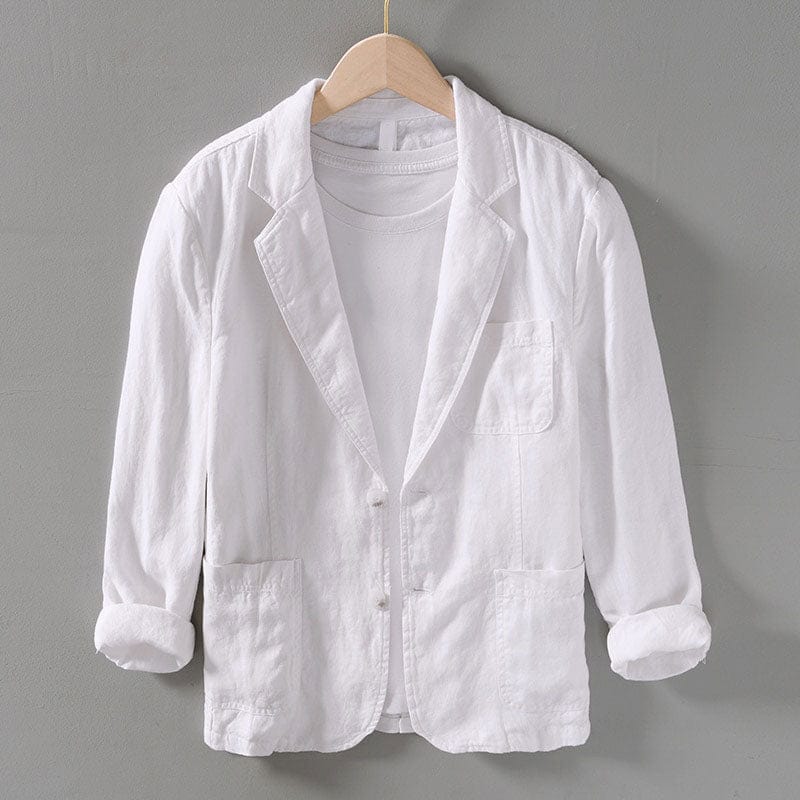 Linen Blazer – Unstructured Cut & Breathable Comfort
