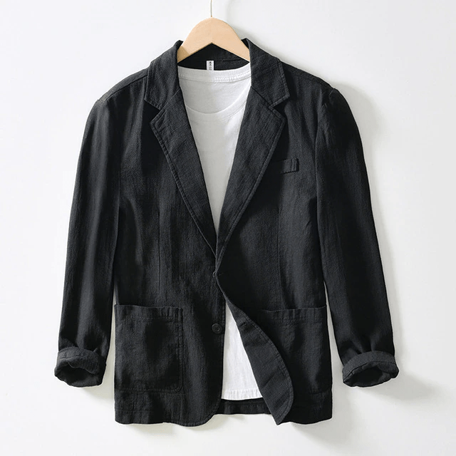 Linen Blazer – Unstructured Cut & Breathable Comfort
