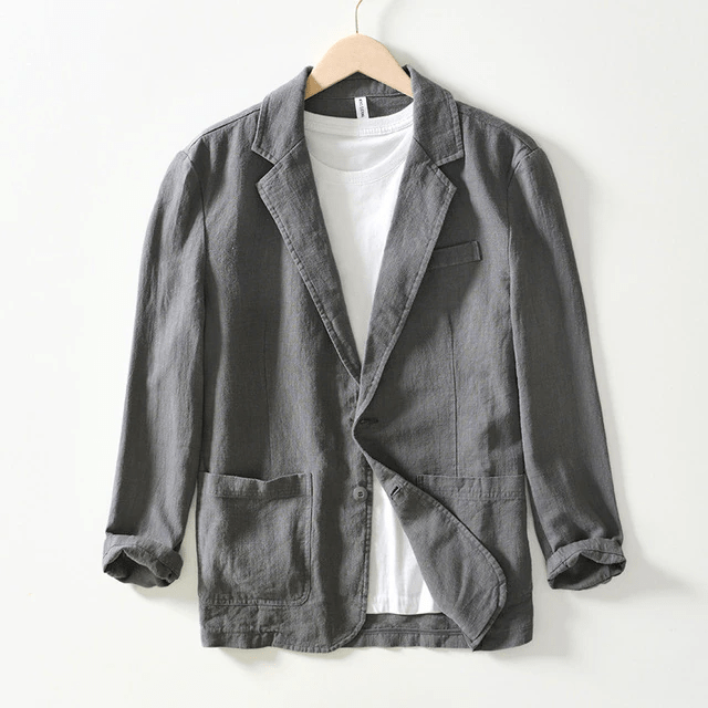 Linen Blazer – Unstructured Cut & Breathable Comfort