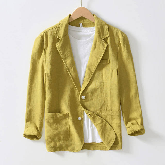 Linen Blazer – Unstructured Cut & Breathable Comfort