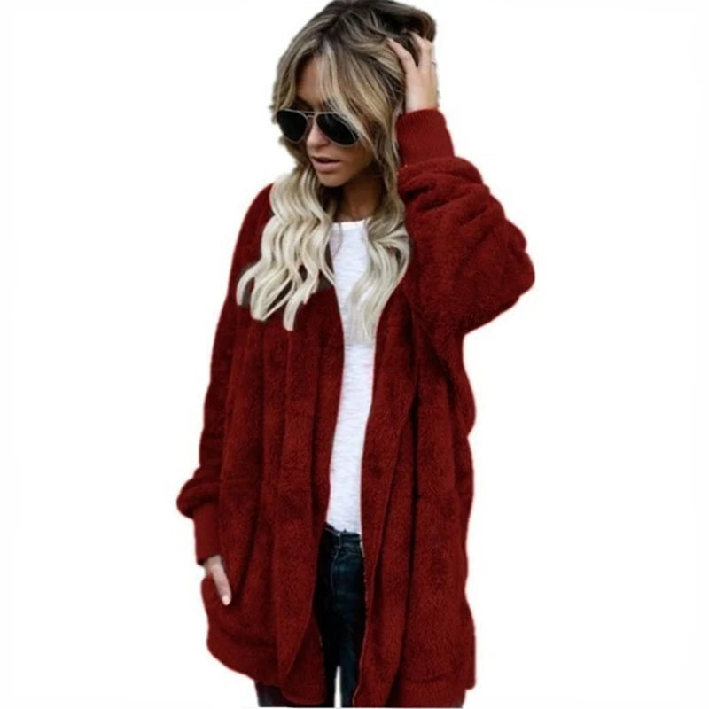 Magneve Kaia - Double Fleece Cardigan Jacket