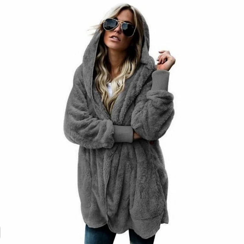 Magneve Kaia - Double Fleece Cardigan Jacket