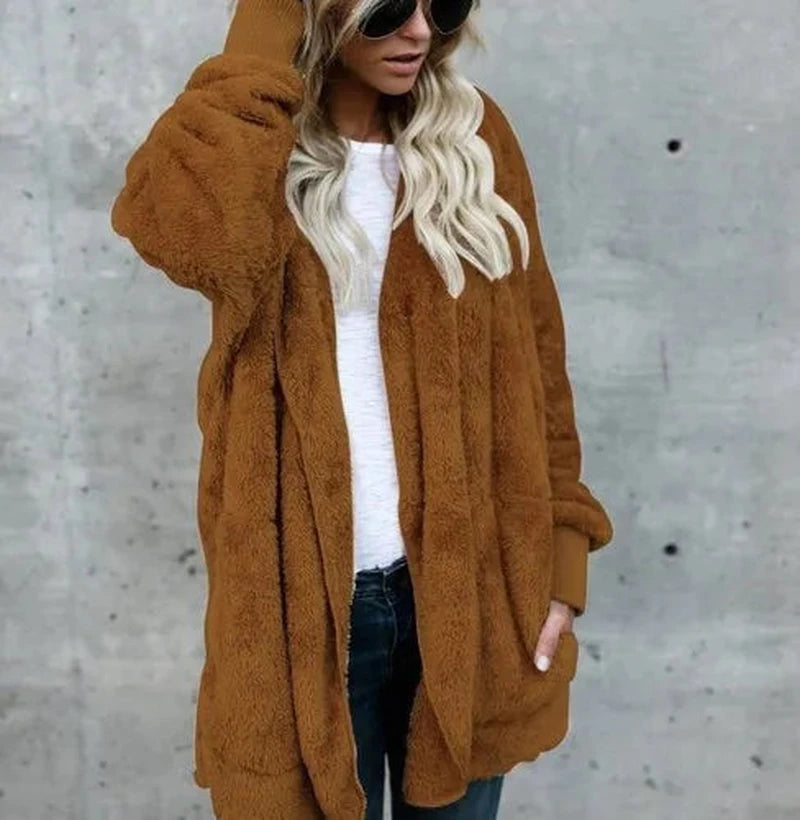 Magneve Kaia - Double Fleece Cardigan Jacket