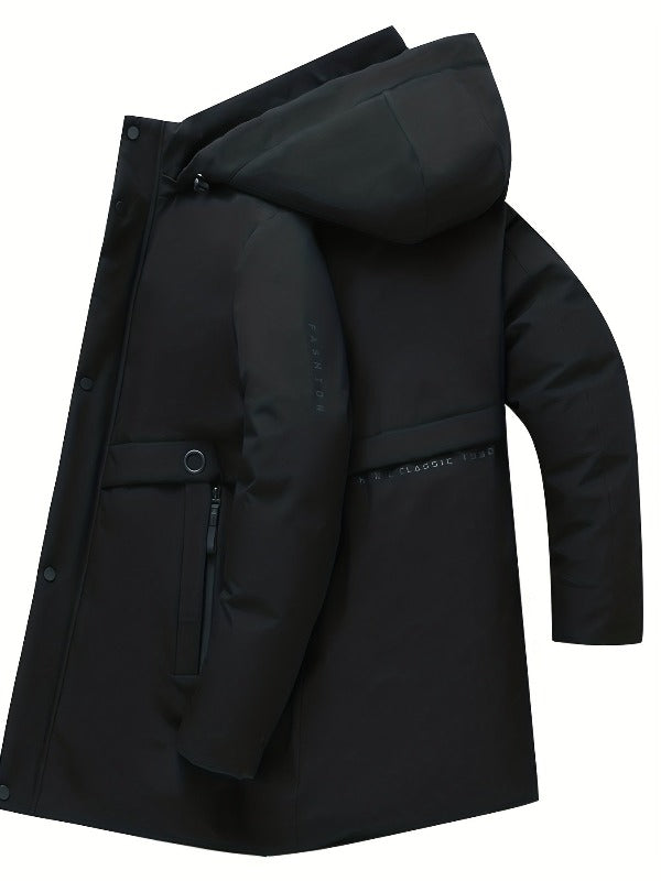 Overcoat - Quilted Polyester Blend Body & Wind Block