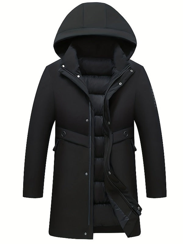 Overcoat - Quilted Polyester Blend Body & Wind Block