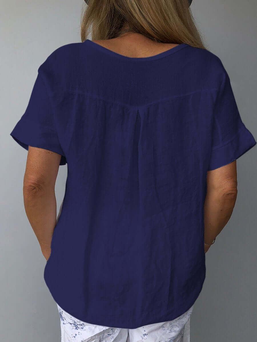Top Linen Cotton Blend – Lightweight Shape & Breathable