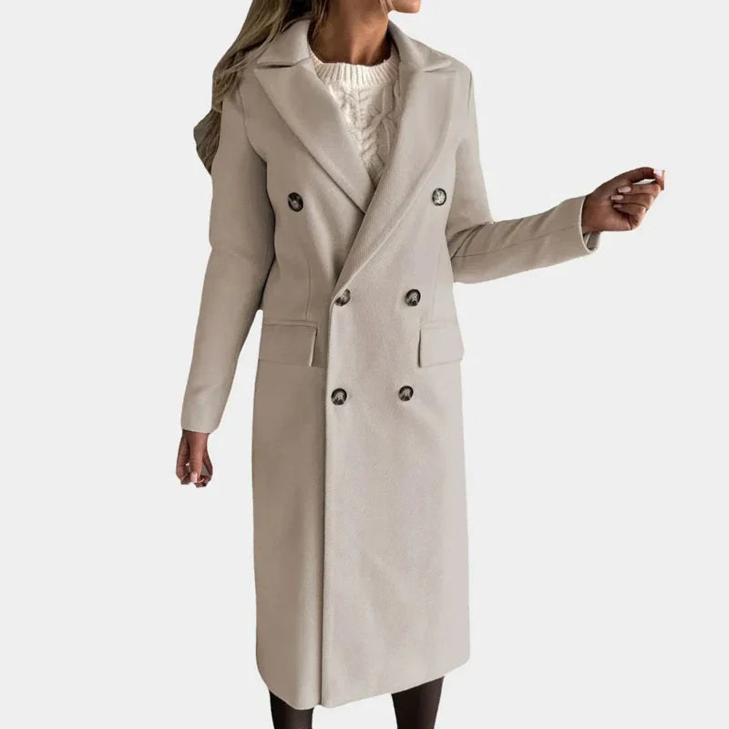 Trench Coat - Long Shape And Reliable Rain Protection