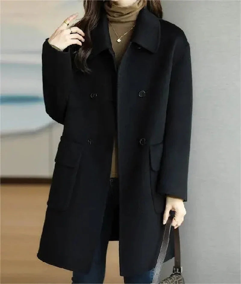 Wool-Blend Blazer - Tailored Front And Fitted Waist