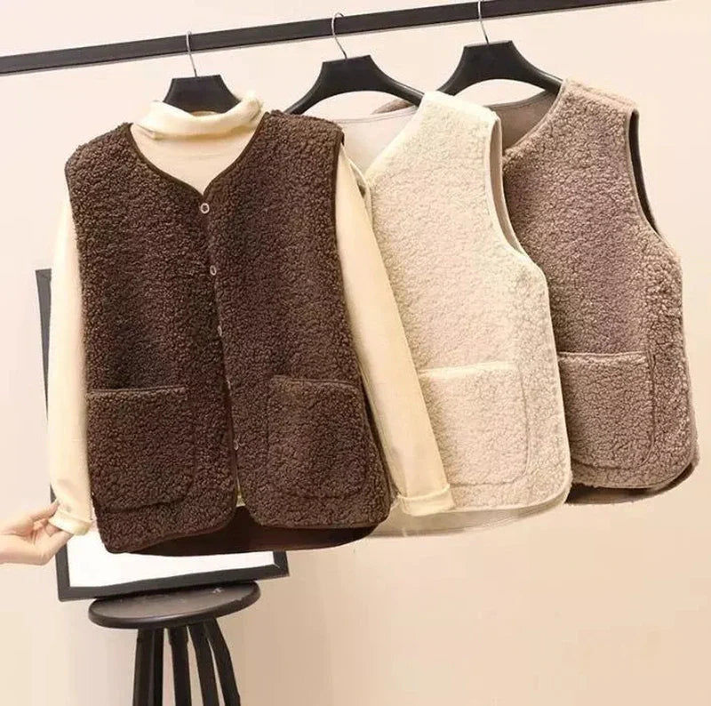 Wool-Blend Vest - Sleeveless Cut And Warm Layering Comfort