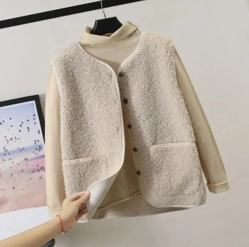 Wool-Blend Vest - Sleeveless Cut And Warm Layering Comfort