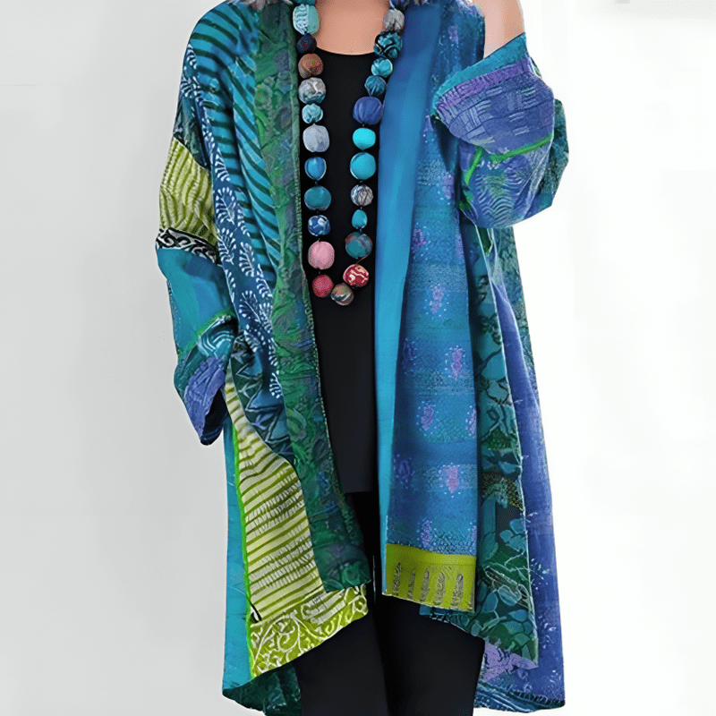Cardigan - Wrap Front Wool Blend & Cozy Adjustable Layering