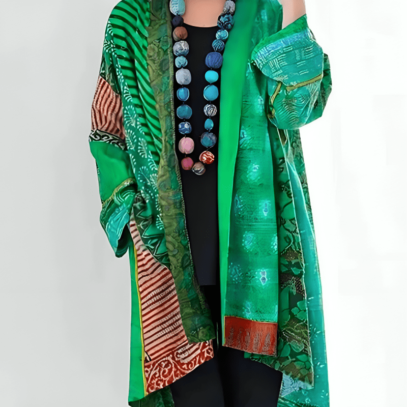Cardigan - Wrap Front Wool Blend & Cozy Adjustable Layering