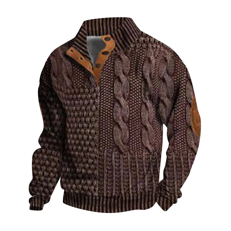 Magneve Alden - Casual retro kasjmier overhemd voor mannen