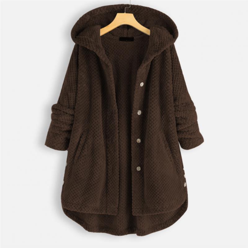 Magneve Amaya - Stylish fleece jacket with hood for all seasons
