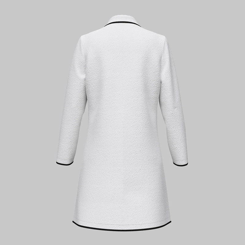 Magneve Andrea - Elegant women's coat for autumn winter with contrast color