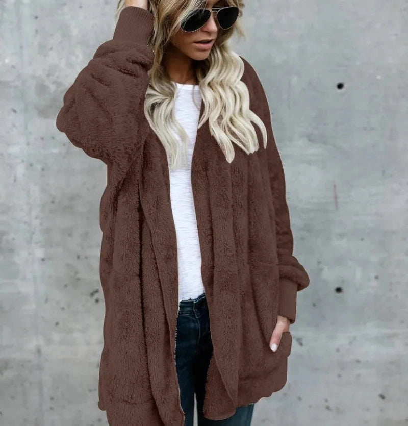 Magneve Kaia - Double Fleece Cardigan Jacket