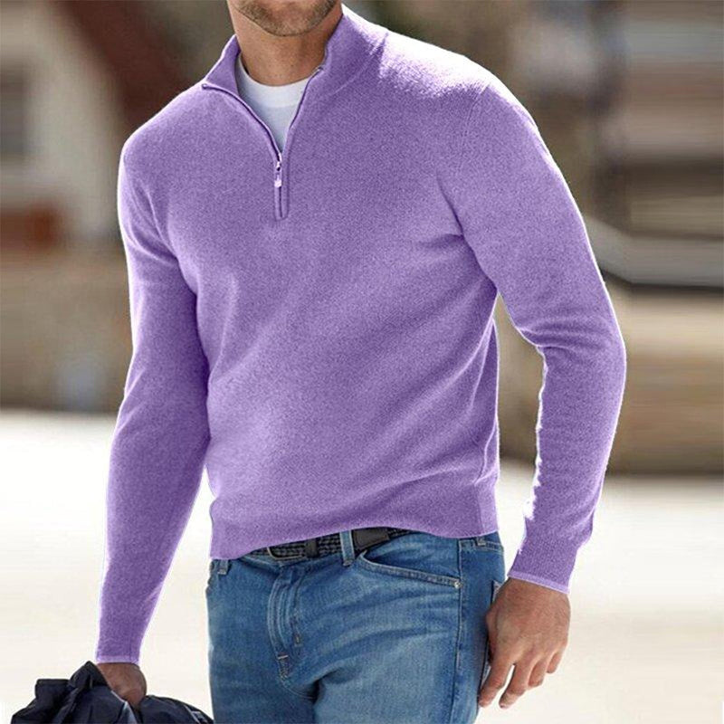 Magneve Men Winter Sweater Stylish men's zip-up vest