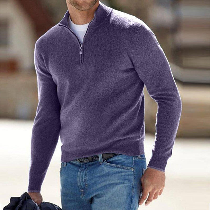 Magneve Men Winter Sweater Stylish men's zip-up vest