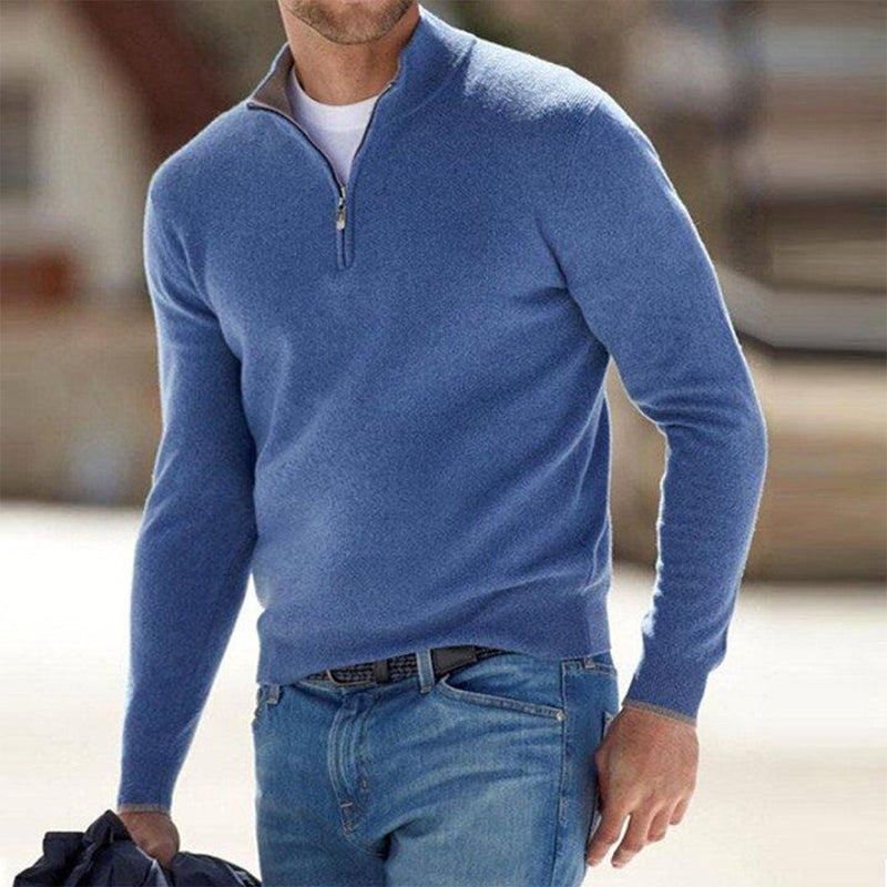 Magneve Men Winter Sweater Stylish men's zip-up vest