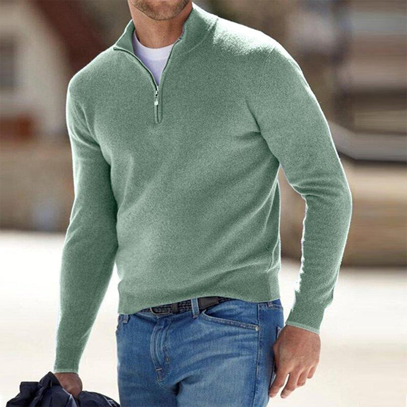 Magneve Men Winter Sweater Stylish men's zip-up vest