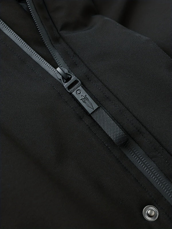 Overcoat - Quilted Polyester Blend Body & Wind Block